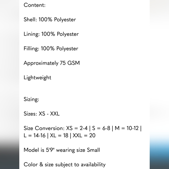 Tommy Hilfiger Ladies' Quilted Jacket NWT - Picture 8 of 9